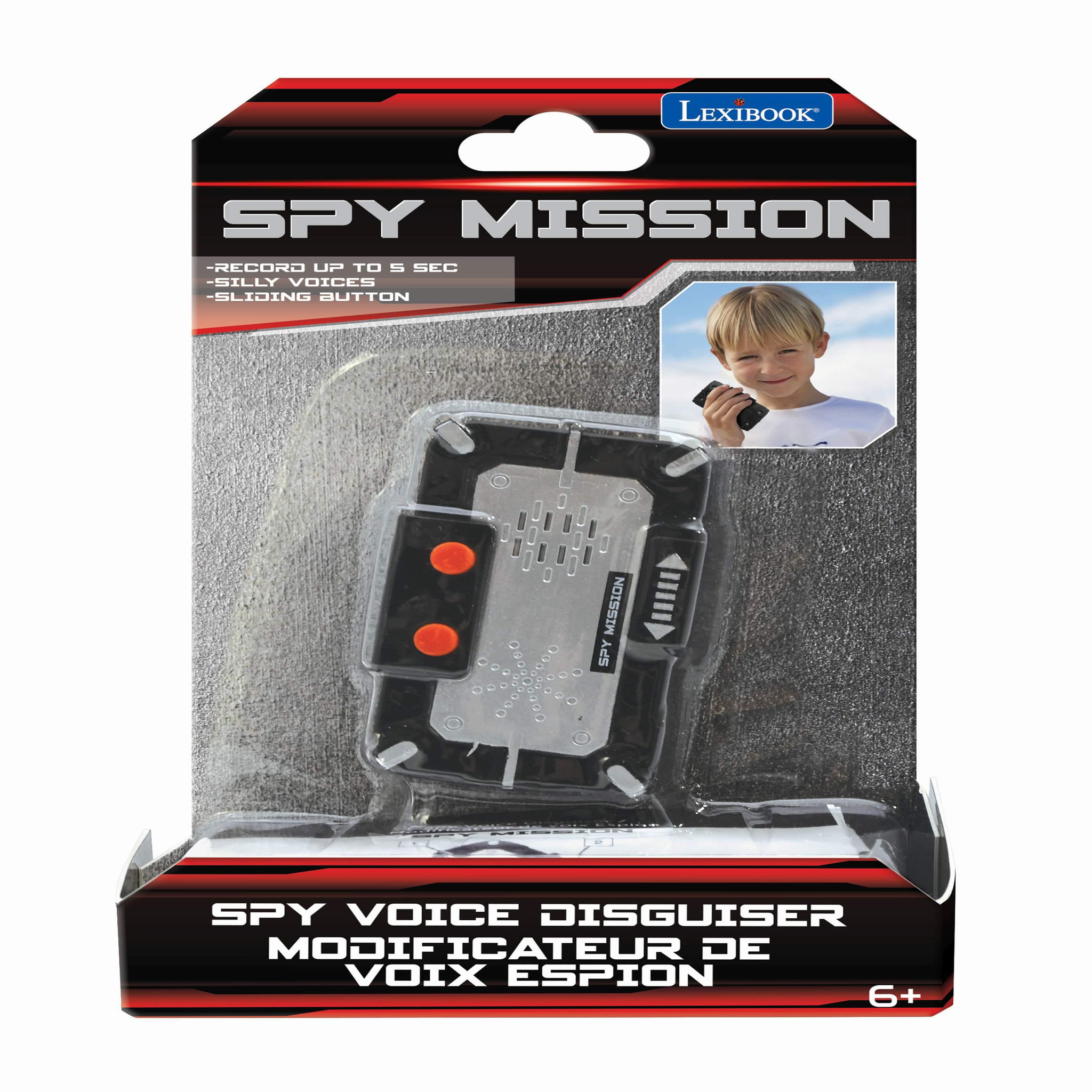 Voir la diapositive 6 : Lexibook Modificateur de voix Spy Mission