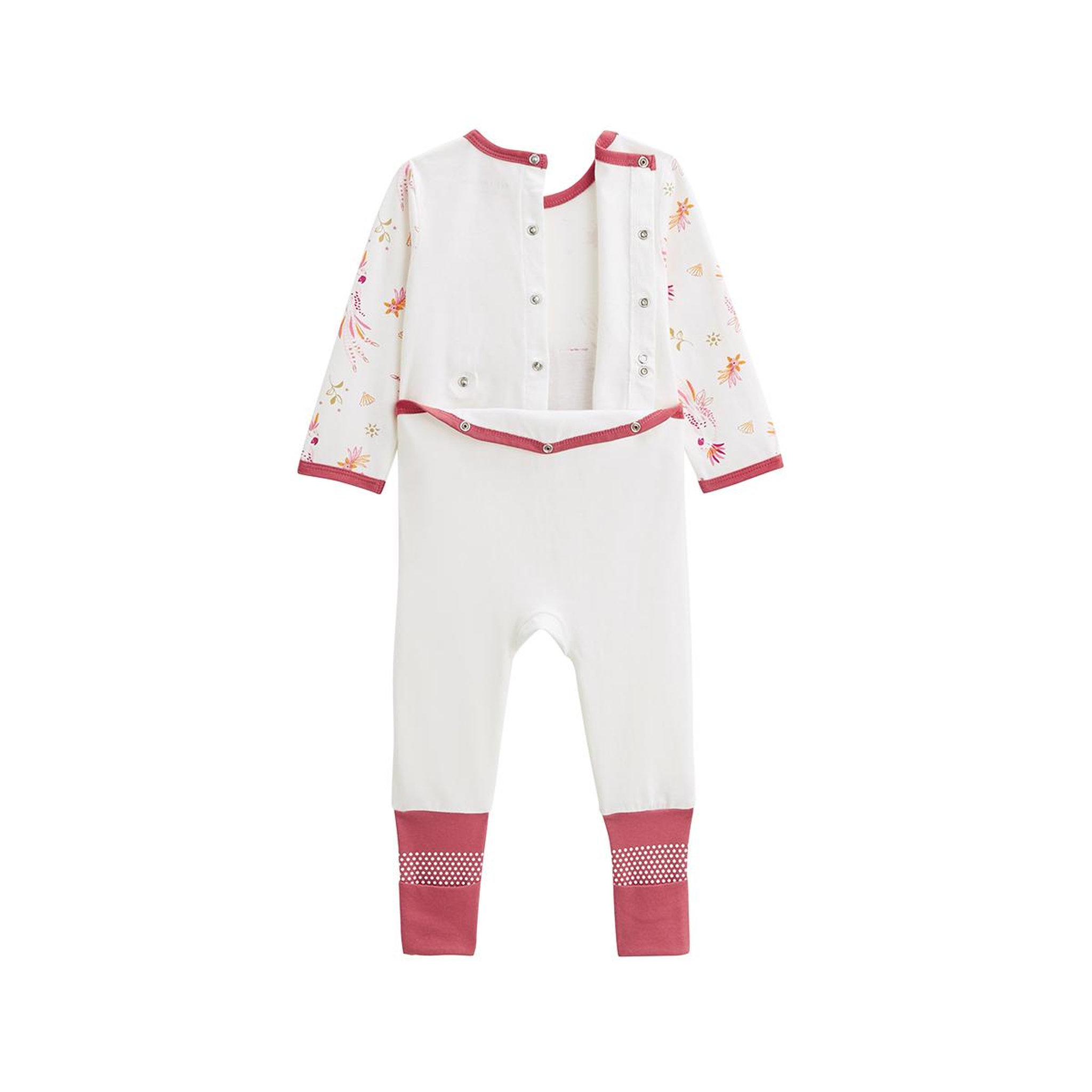 Voir la diapositive 4 : Petit BÃ©guin Pyjama bébé à pieds retroussables fiesta