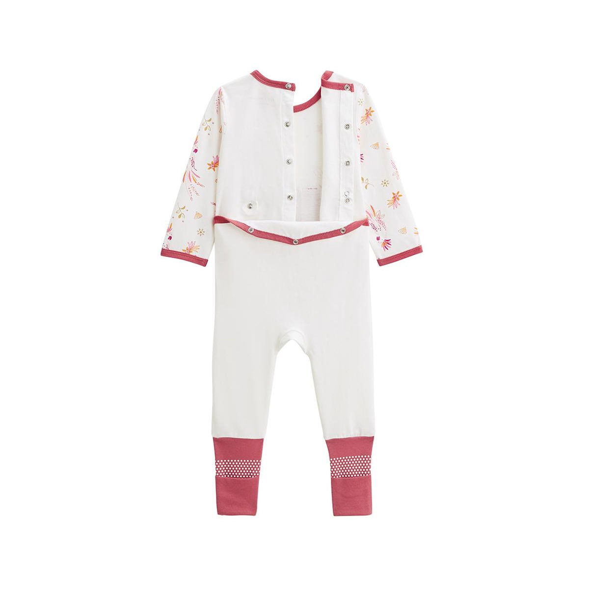 Petit Béguin Pyjama bébé à pieds retroussables Fiesta