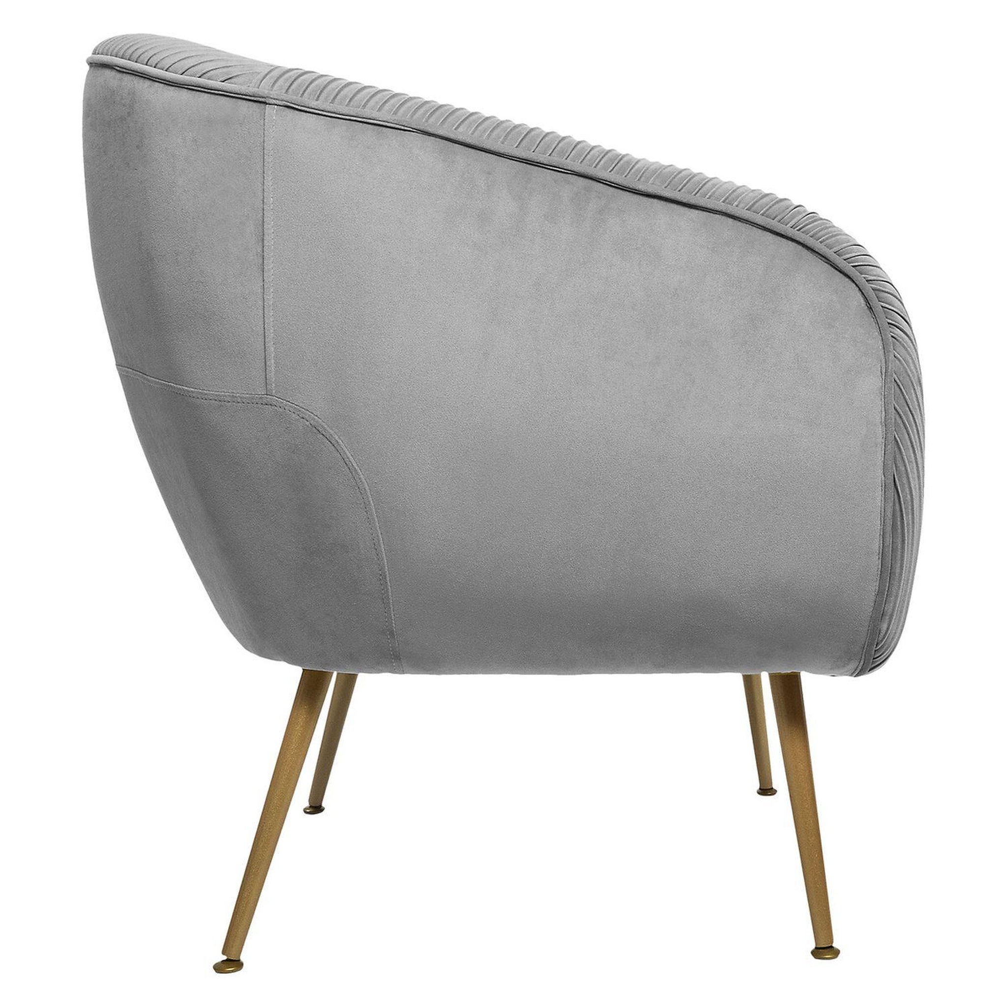 Voir la diapositive 2 : ATMOSPHERA Fauteuil en velours Solaro