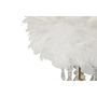 Voir la diapositive 3 : Paris Prix Lampe à Poser Imitation Plume  Diamon  55cm Or & Blanc