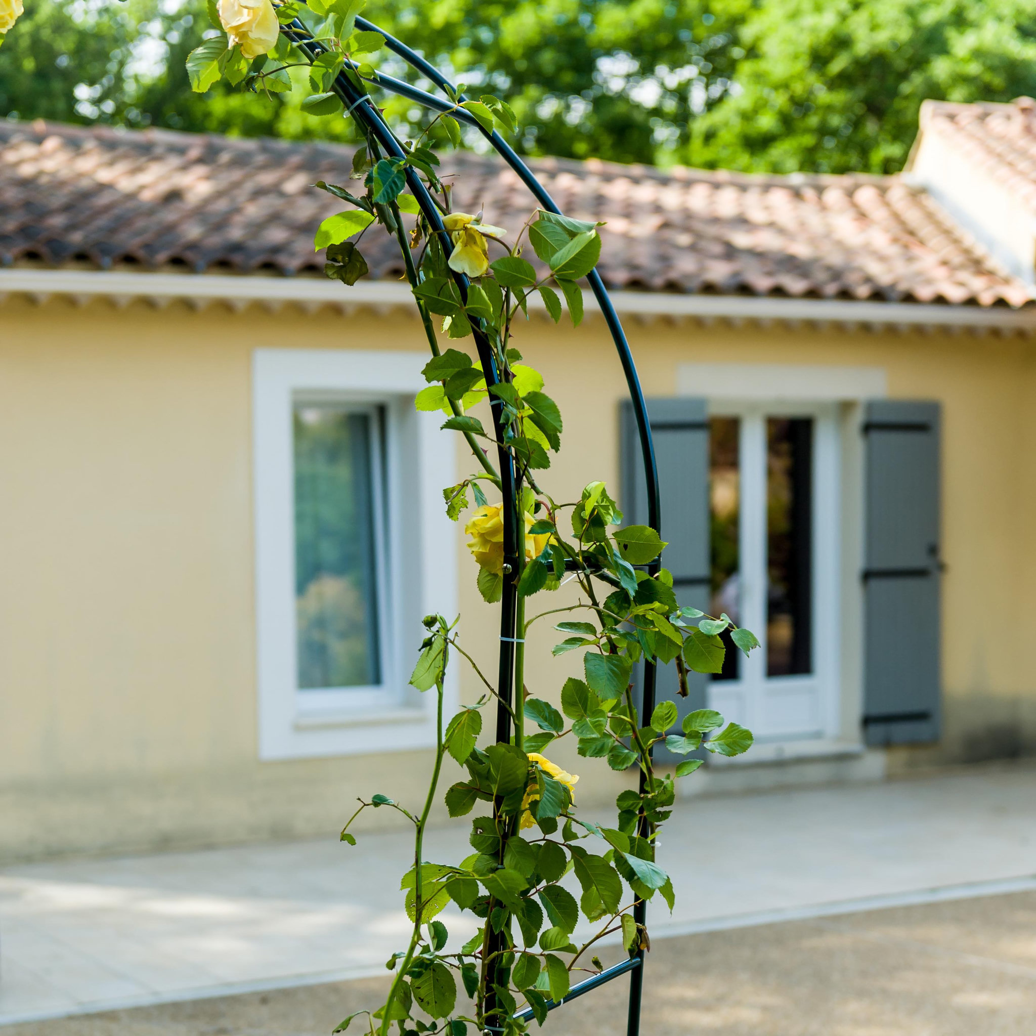 Voir la diapositive 2 :  Gloriette en métal WERKA PRO  240x140x37cm