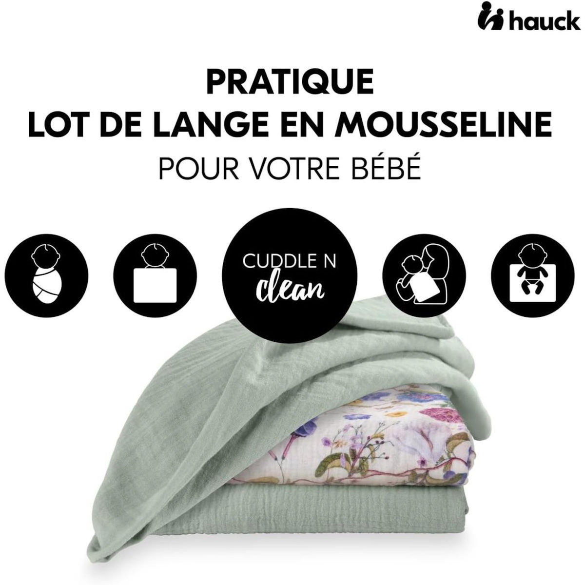 HAUCK Couverture cuddle N Clean 3Set SBF