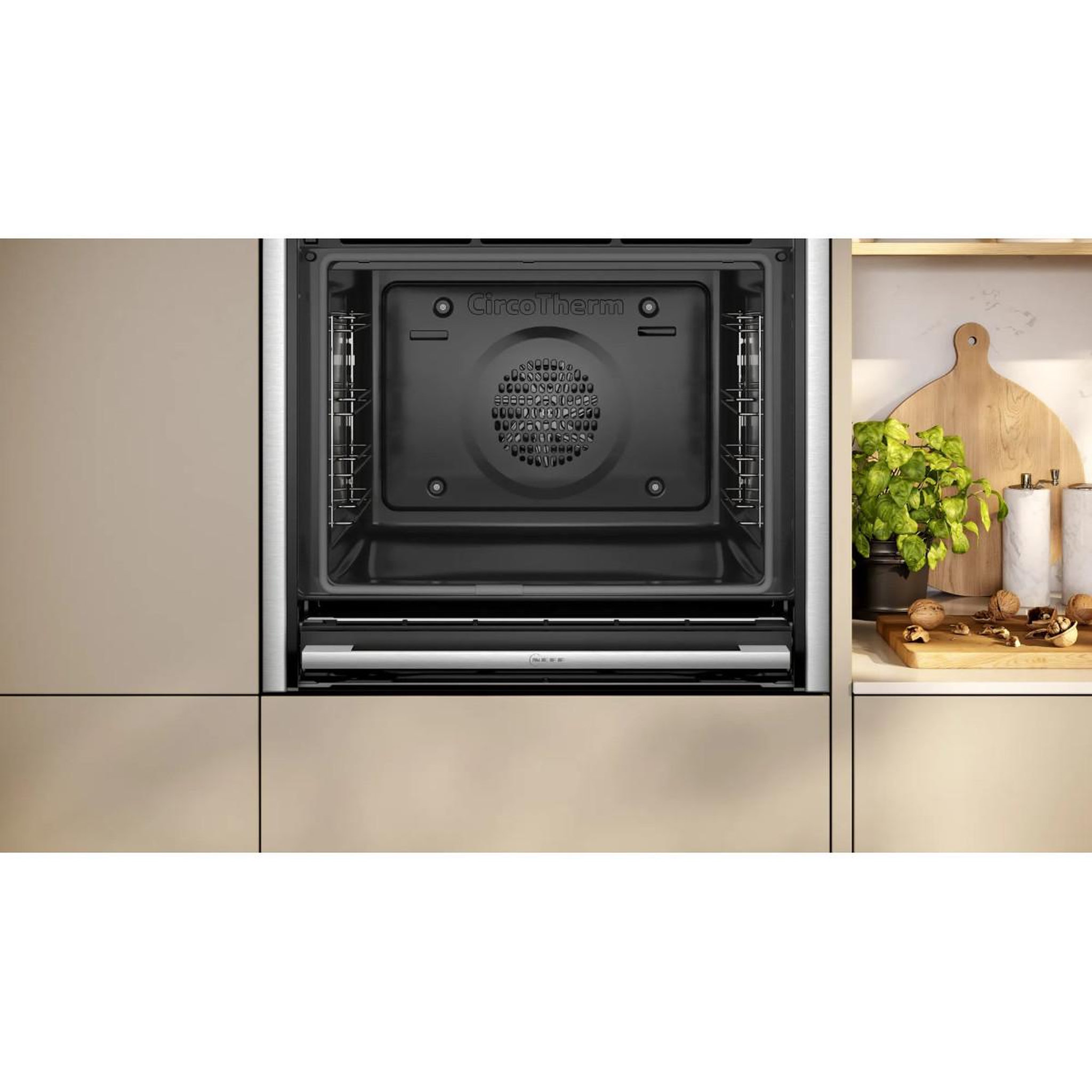 Voir la diapositive 4 : Neff Four intégrable multifonction 71l 60cm à pyrolyse noir - b54cr71n0