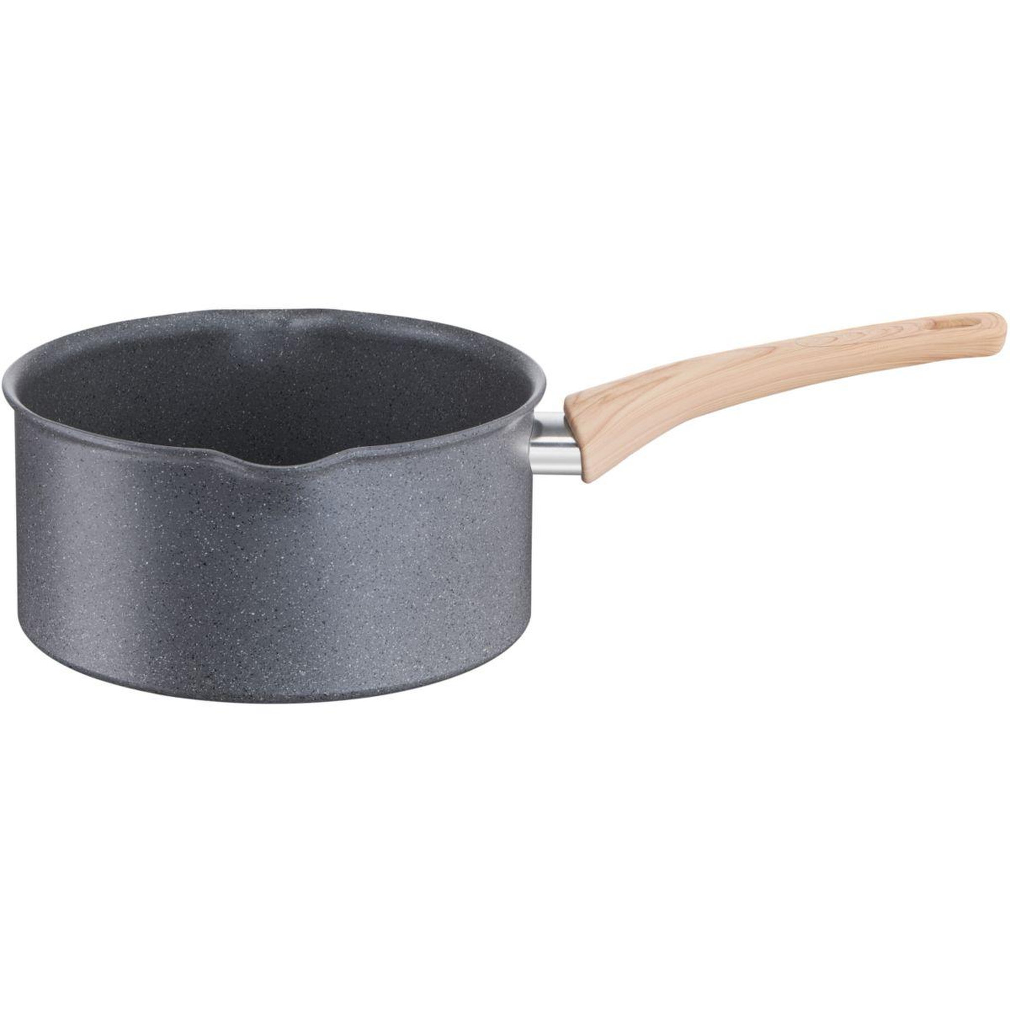 Voir la diapositive 5 : TEFAL Casserole Natural Force 20cm 3L gris moucheté