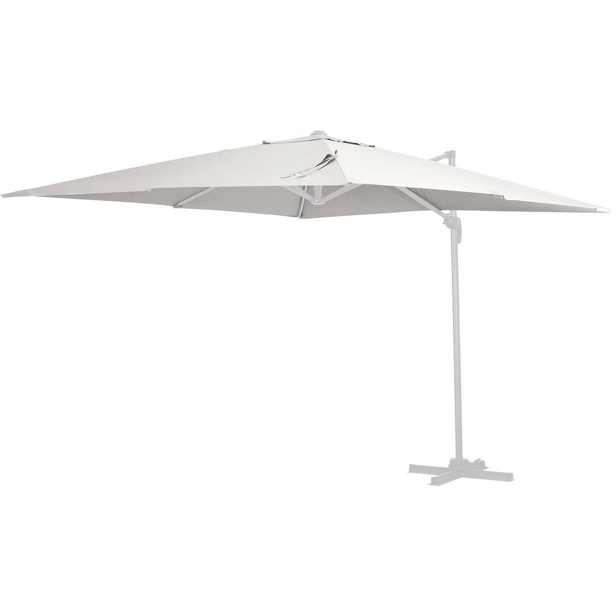 Habitat et Jardin Toile parasol déporté  Sun 3  - 3 x 3 m - Ecru