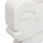 Voir la diapositive 2 : ATMOSPHERA Statuette Visage en Céramique  Soleya  26cm Blanc
