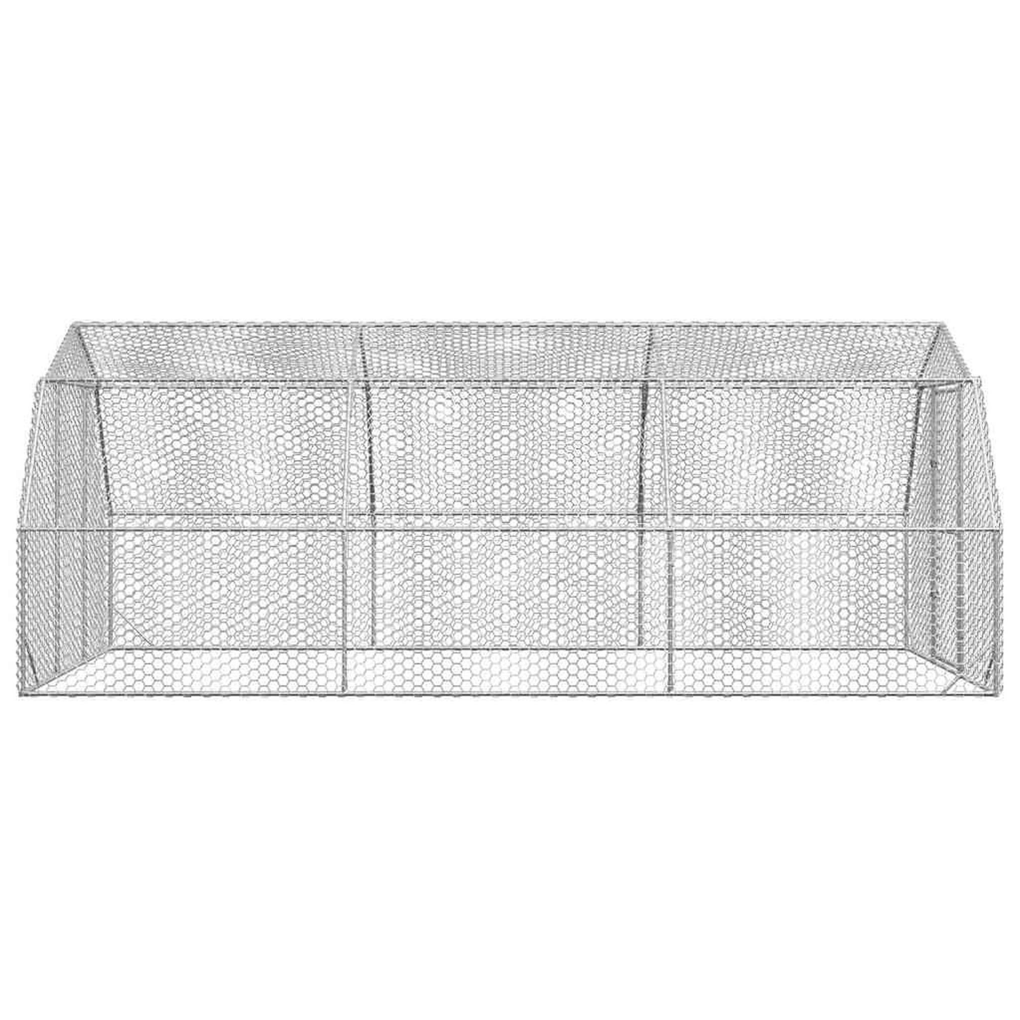 Voir la diapositive 4 : VIDAXL Poulailler 2,5x6x2,25 m acier galvanise