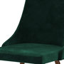 Voir la diapositive 6 : Rendez vous déco Lot de 2 chaises en velours vert-Vinni