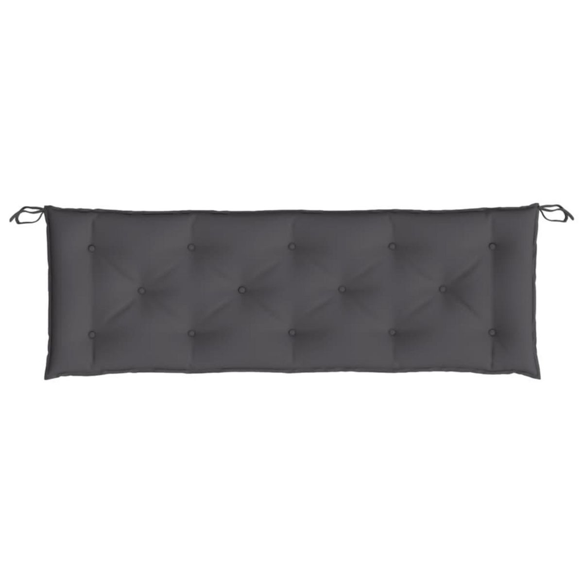 VIDAXL Coussin de banc de jardin anthracite 150x50x7 cm tissu oxford