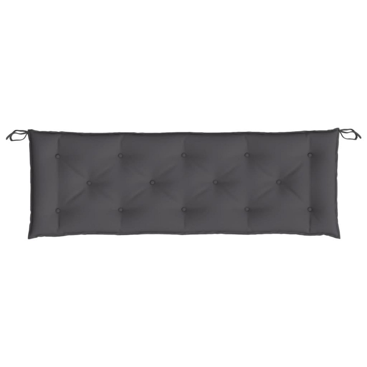VIDAXL Coussin de banc de jardin anthracite 150x50x7 cm tissu oxford