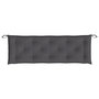 Voir la diapositive 4 : VIDAXL Coussin de banc de jardin anthracite 150x50x7 cm tissu oxford