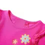 VIDAXL T-shirt enfants a manches longues rose fonce 104