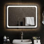 Voir la diapositive 1 : VIDAXL Miroir de salle de bain a LED 80x60 cm
