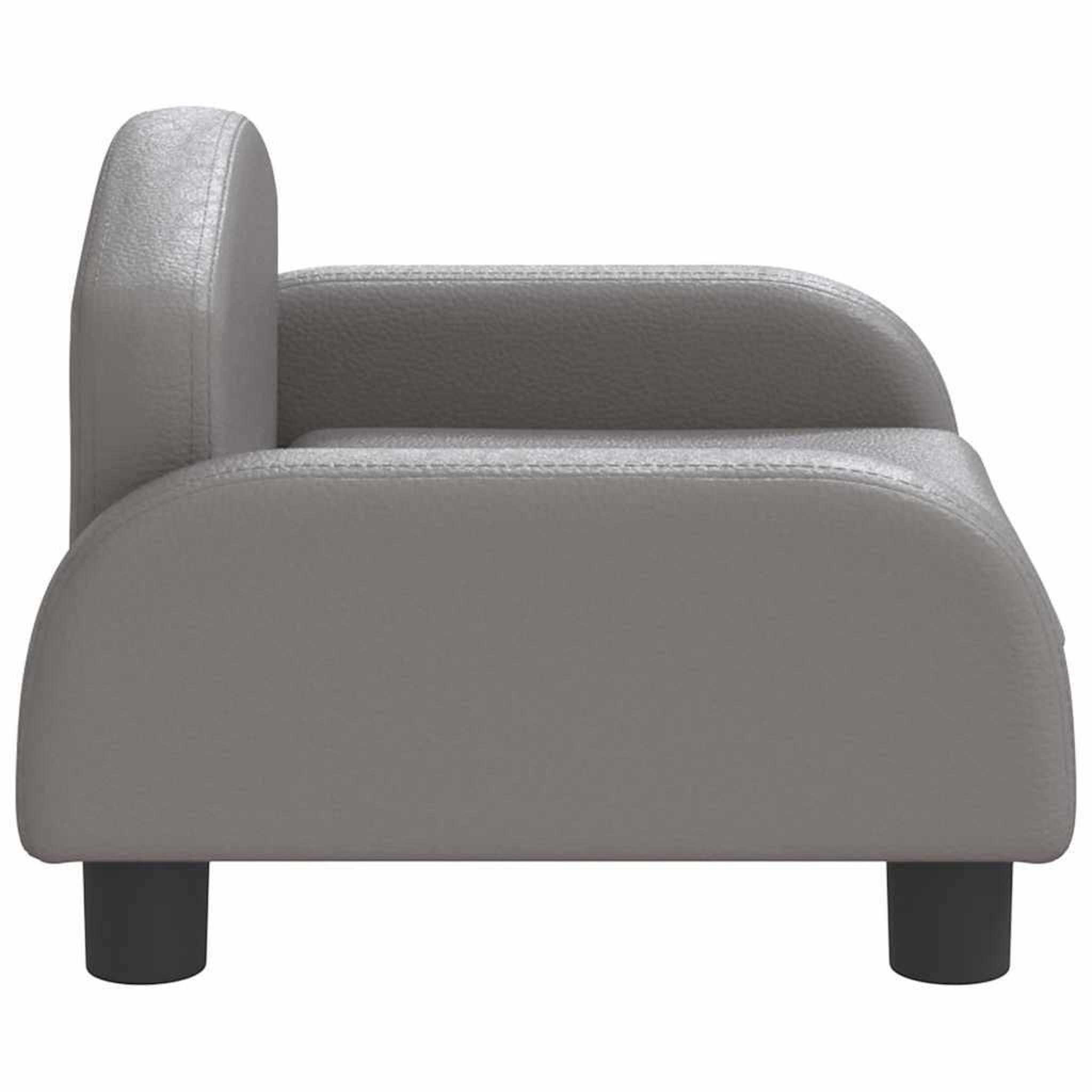 Voir la diapositive 4 : VIDAXL Lit pour chien gris 50x40x30 cm similicuir