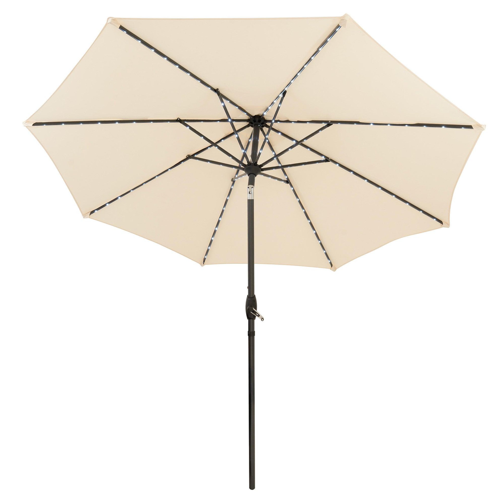 Voir la diapositive 1 : Monster Parasol Inclinable à LED 2,7 m