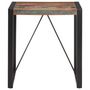 Voir la diapositive 2 : VIDAXL Table a manger 70x70x75 cm Bois de recuperation massif