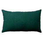 Paris Prix Coussin Déco Uni  Panama  30x50cm Vert Foncé