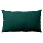 Voir la diapositive 1 : Paris Prix Coussin Déco Uni  Panama  30x50cm Vert Foncé