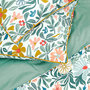Voir la diapositive 2 : FUTURE HOME Parure de lit 2 personnes en satin de coton imprimé floral