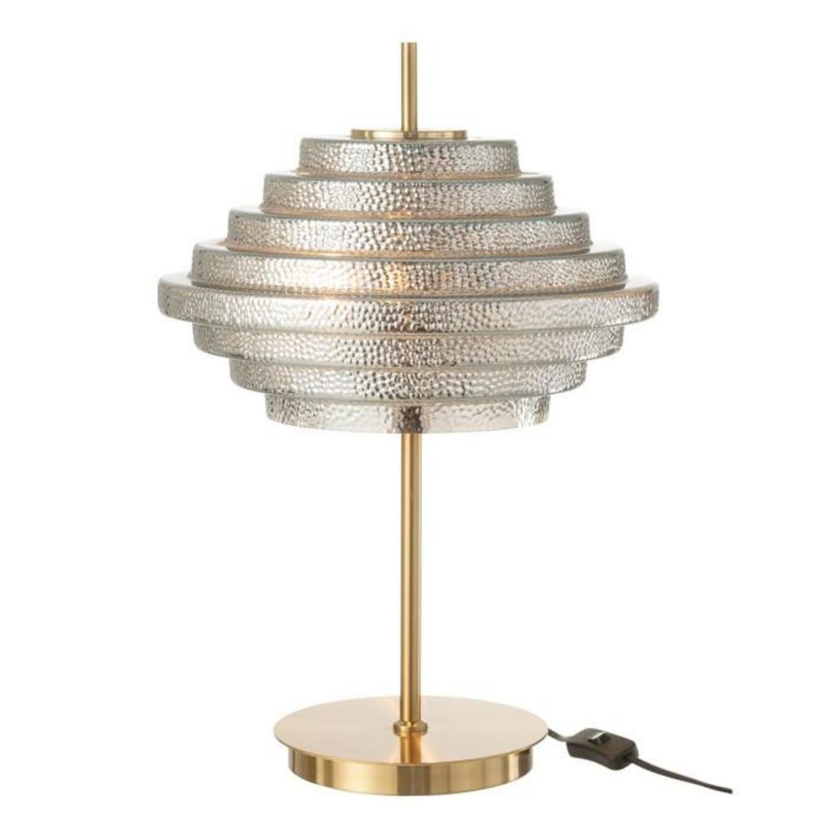 Paris Prix Lampe à Poser Design  Merla  54cm Fumé