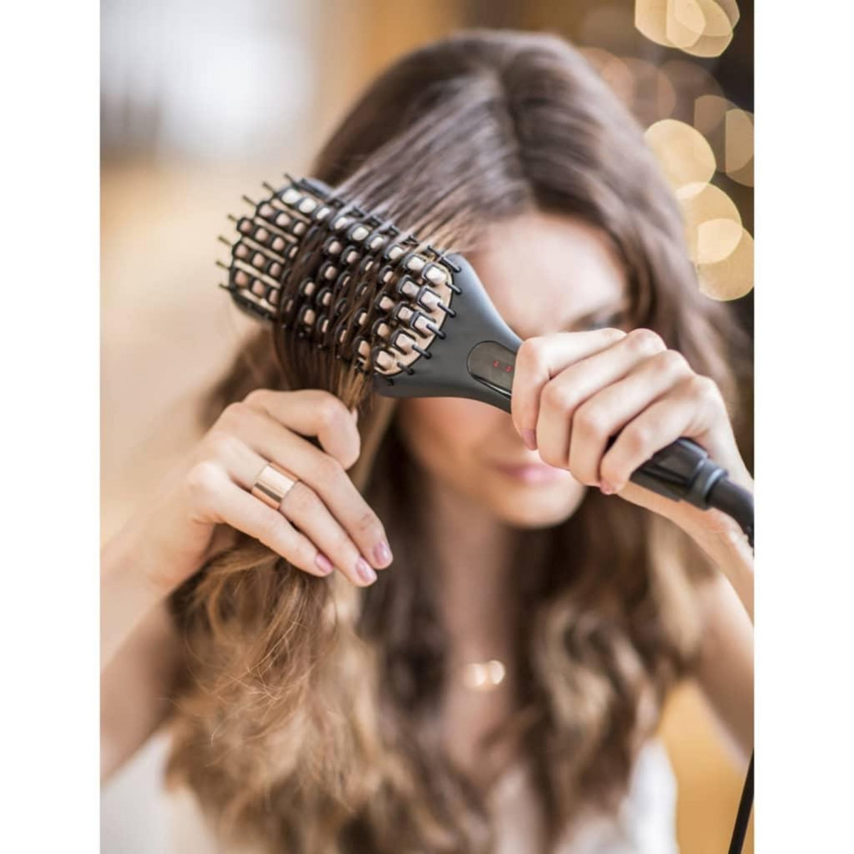 REMINGTON REMINGTON Brosse a lisser 2 en 1 Noir