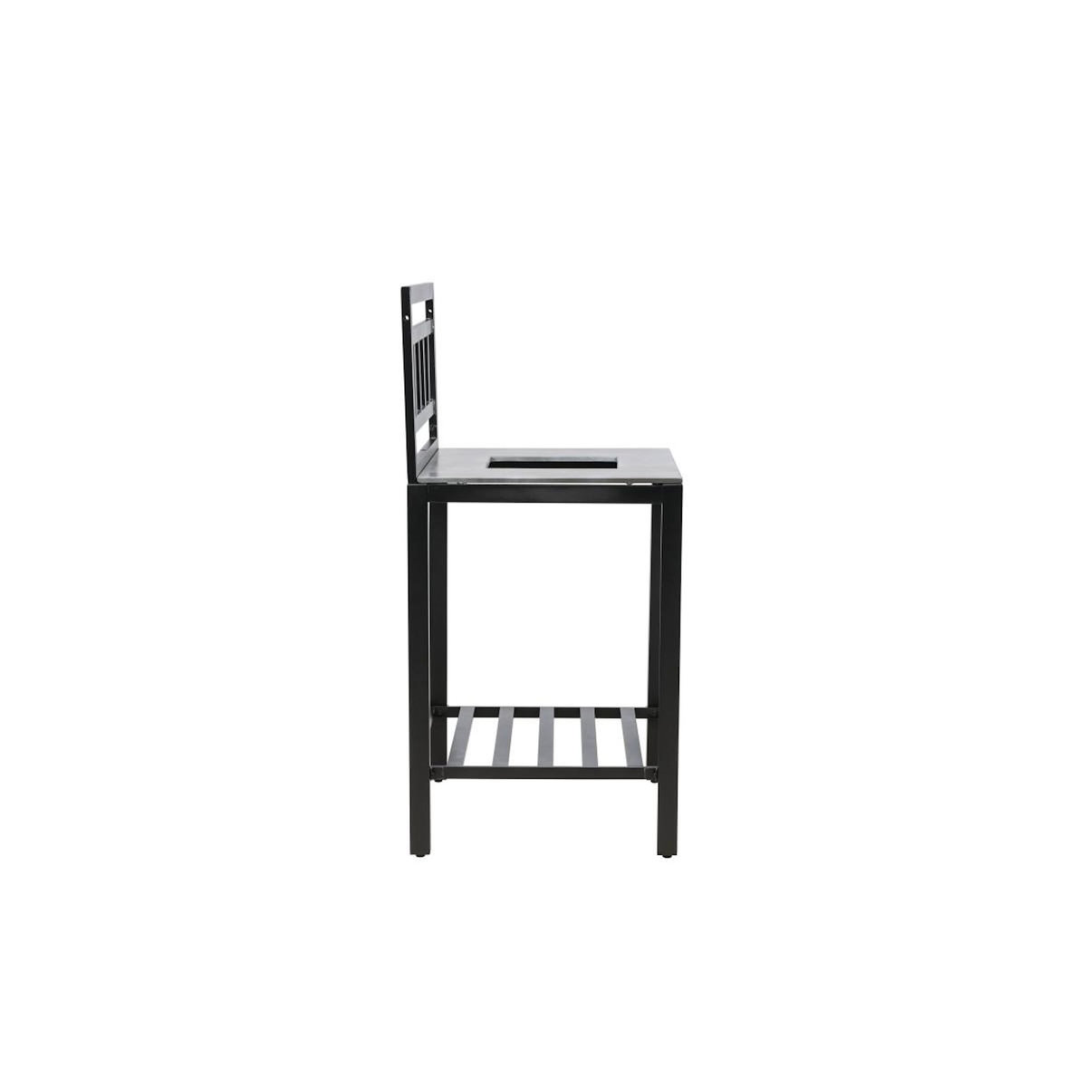 Paris Prix Meuble Cuisine d'Extérieur Emplacement  Alicante  128cm Noir