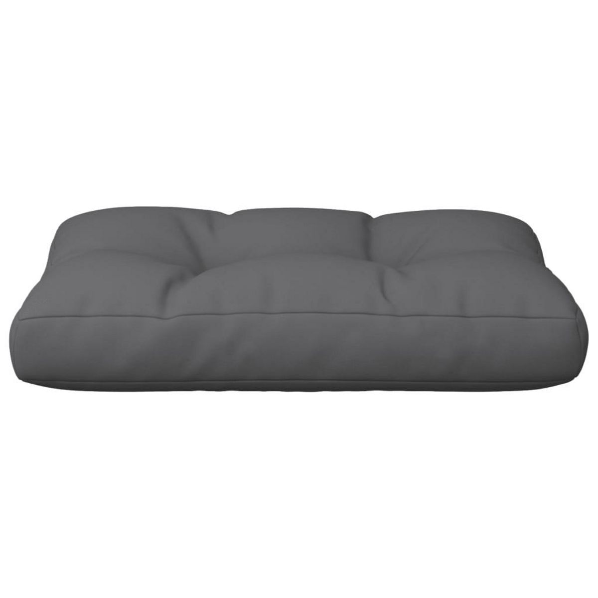 VIDAXL Coussin de palette anthracite 50x40x12 cm tissu