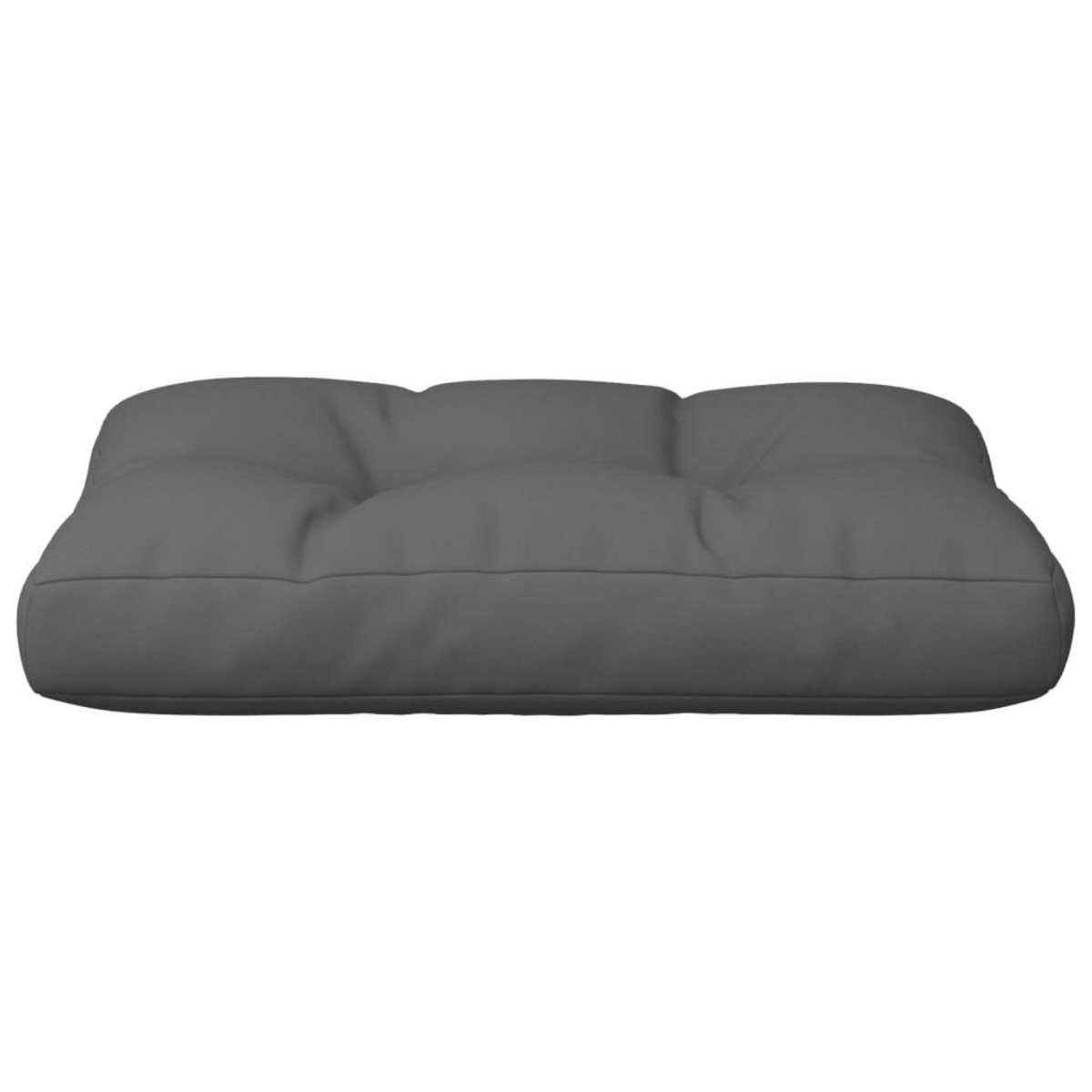 VIDAXL Coussin de palette anthracite 50x40x12 cm tissu