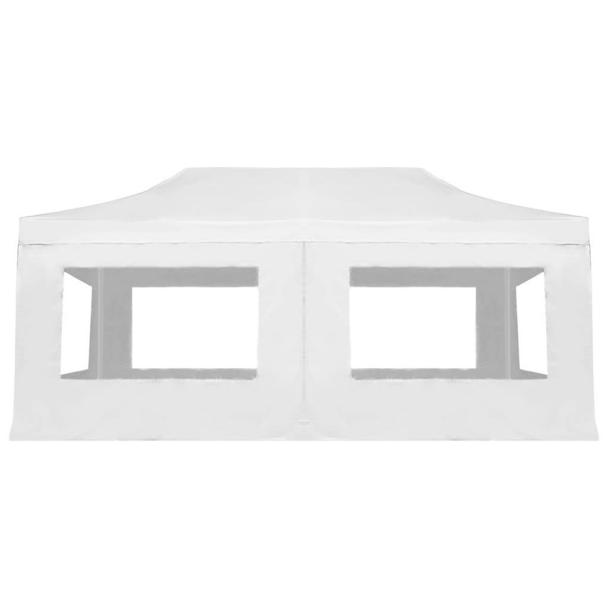 VIDAXL Tente de reception pliable avec parois Aluminium 6 x 3 m Blanc