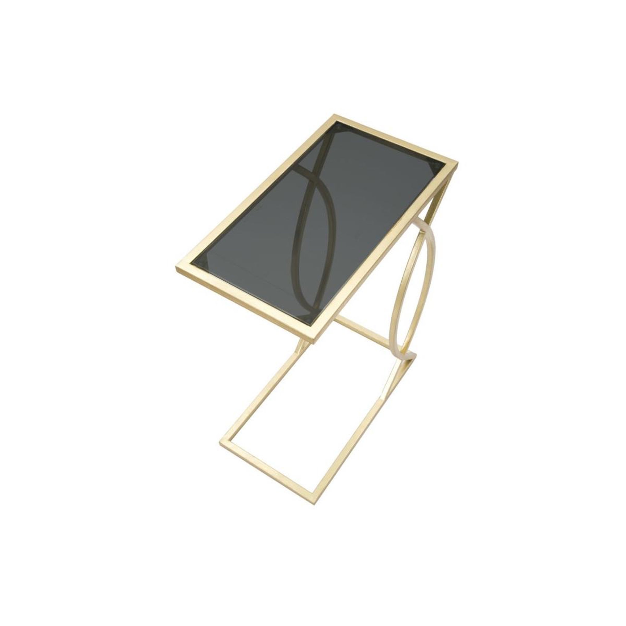 Voir la diapositive 4 : Paris Prix Table d'appoint design  glam  60cm noir & or