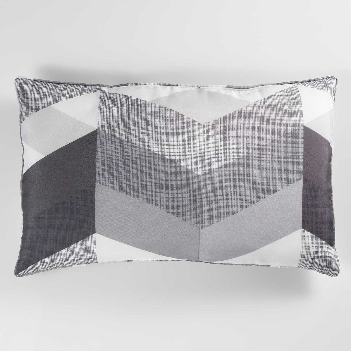 Coussin polyester motifs chevrons