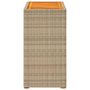 Voir la diapositive 5 : VIDAXL Table d'appoint de jardin dessus en bois beige 60x40x75 cm