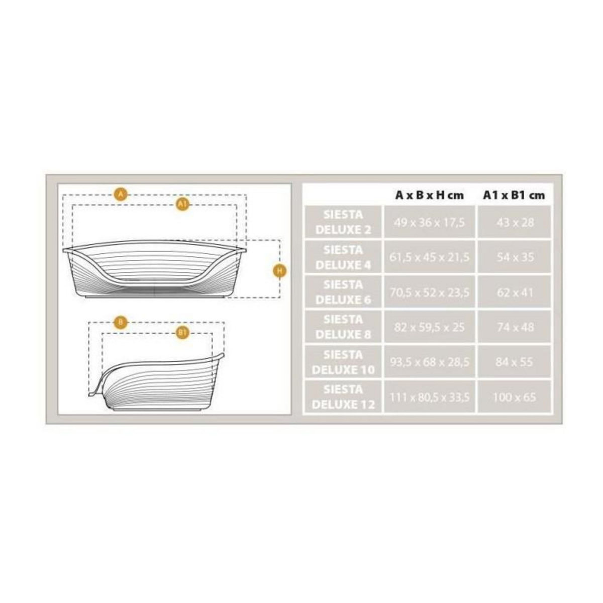 Ferplast Corbeille - FERPLAST - SIESTA DELUXE 4 - Bordeaux