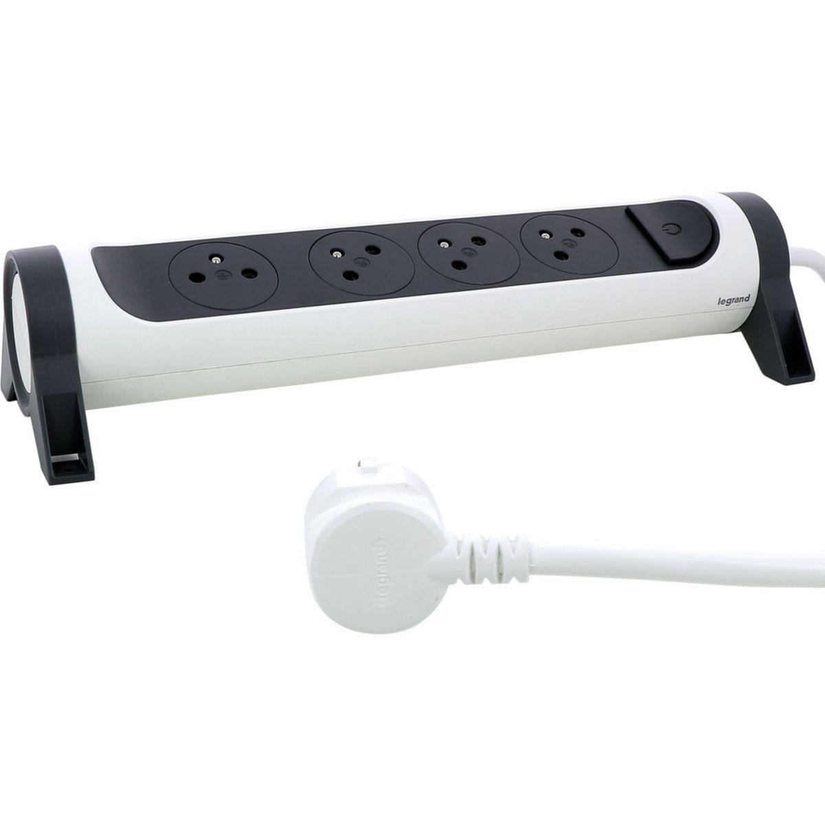 Legrand Multiprise FB 4X2P+T PREMIUM ROTATIVE ET FIXABLE 1.