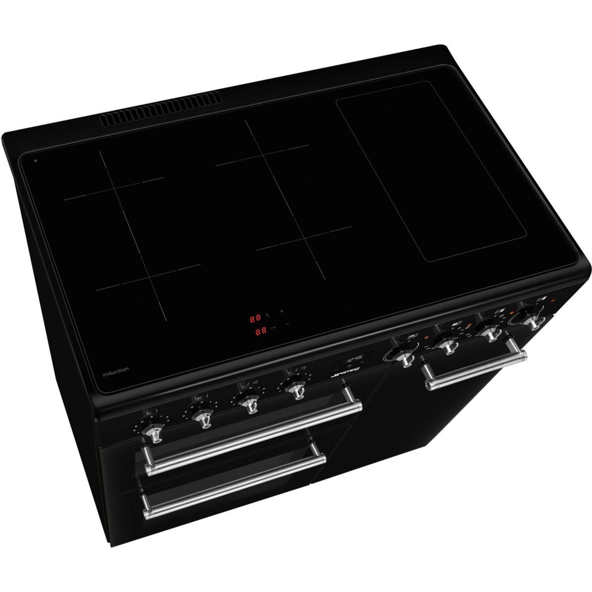 Voir la diapositive 5 : SMEG Piano de cuisson induction cx93imbl