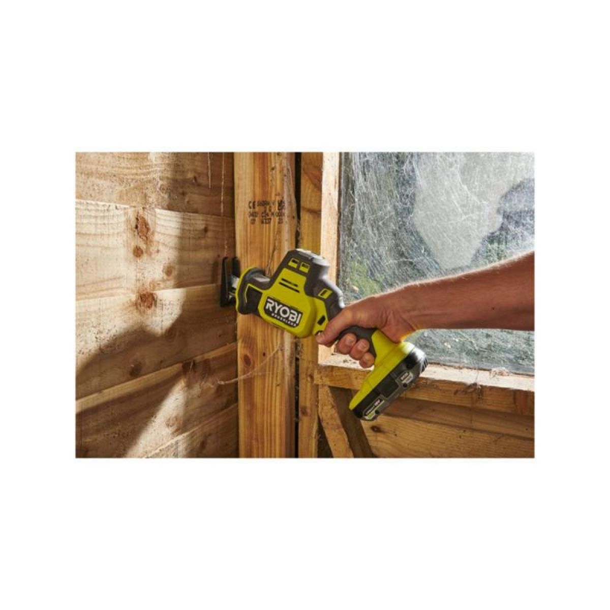 Ryobi Scie sabre 1 main Brushless 18V RYOBI - Sans batterie ni chargeur - RRS18CBL-0