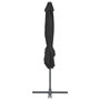 Voir la diapositive 4 : VIDAXL Parasol de jardin avec base portable anthracite