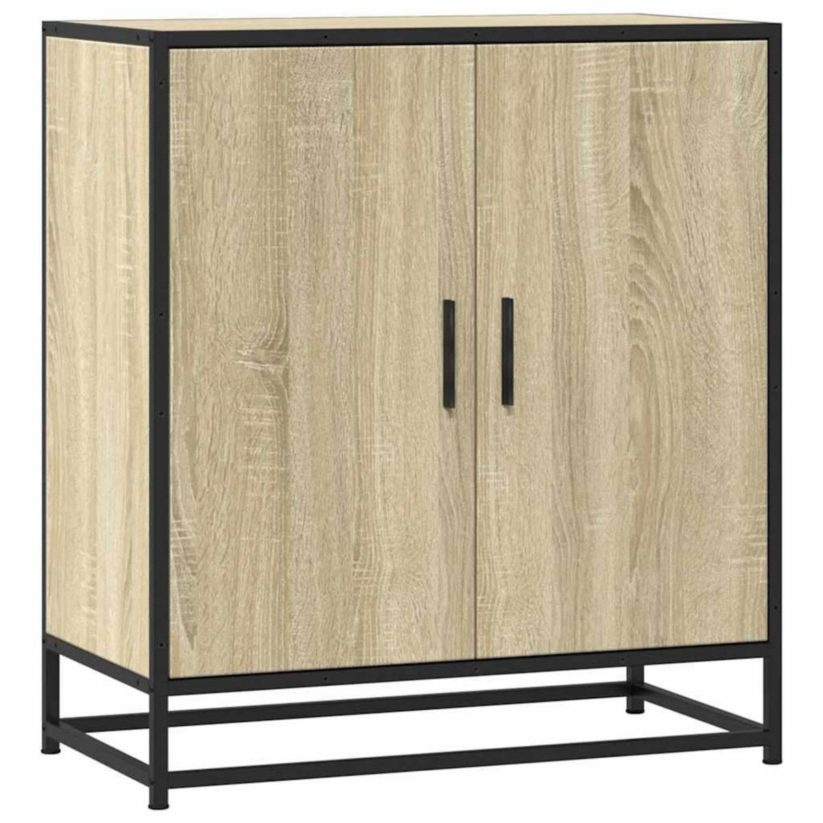 VIDAXL Buffet chene sonoma 68x35x76 cm bois d'ingenierie et metal