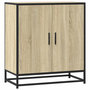 Voir la diapositive 2 : VIDAXL Buffet chene sonoma 68x35x76 cm bois d'ingenierie et metal