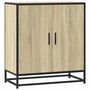 Voir la diapositive 2 : VIDAXL Buffet chene sonoma 68x35x76 cm bois d'ingenierie et metal