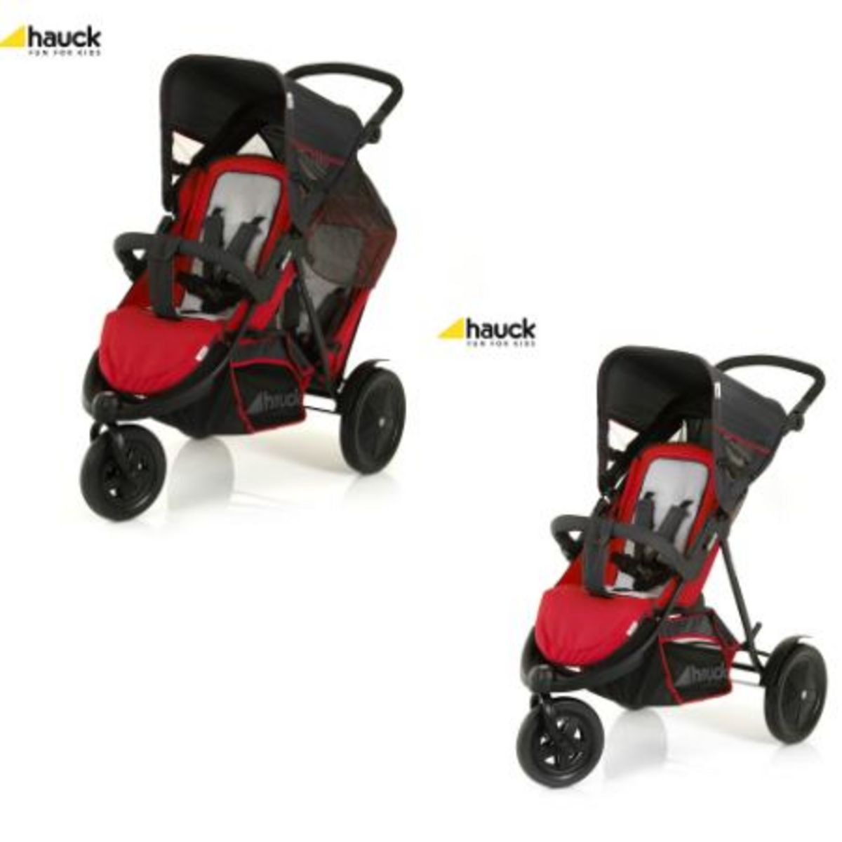 HAUCK Poussette double Freerider 2 en 1