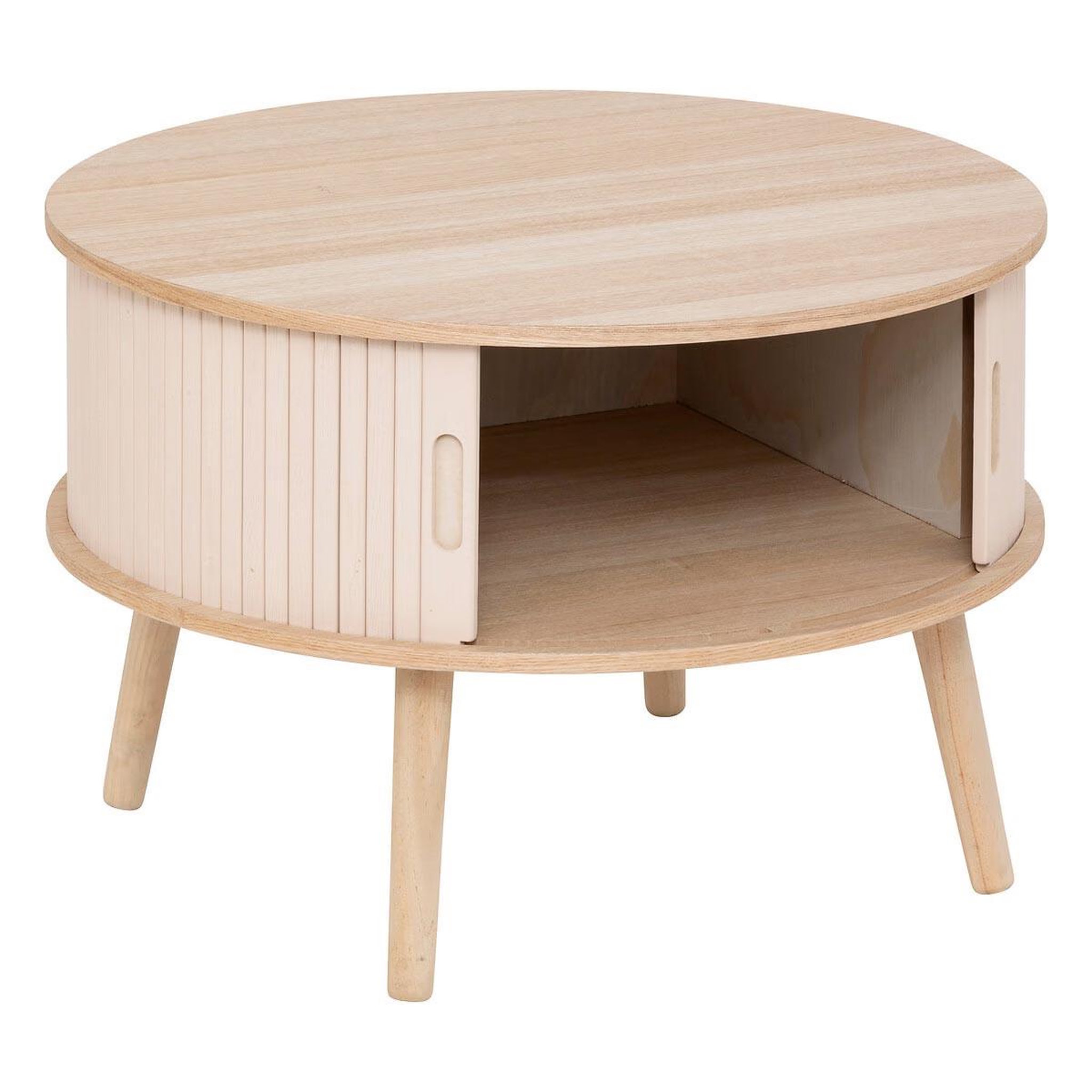 Voir la diapositive 2 : ATMOSPHERA Table basse 2 portes  nysos  60cm beige
