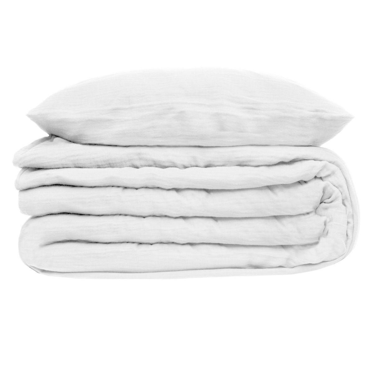 ATMOSPHERA Parure de lit en doublure Gaze de coton
