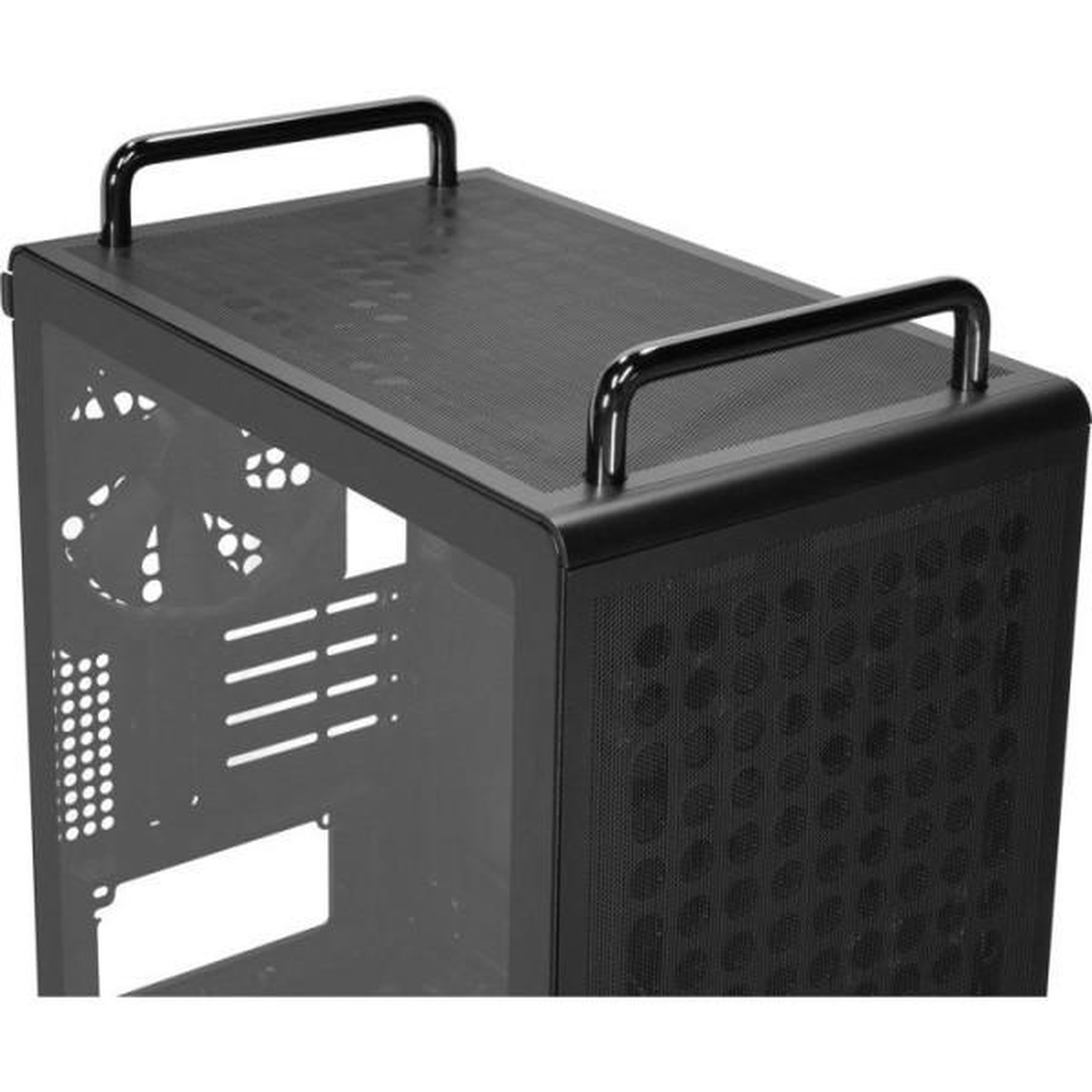 Voir la diapositive 6 : Cooler Master Boîtier PC Mini Tour - COOLER MASTER - QUBE 340 Black - Micro-ATX/Mini-ITX - Installation verticale ou horizontale - Verre trem