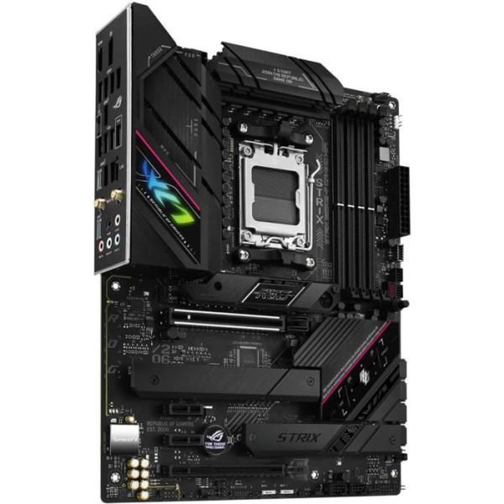 Voir la diapositive 4 : ASUS Carte mere - ASUS - ROG STRIX B650E-F GAMING WIFI - AMD B650 - Emplacement AM5 - DDR5-SDRAM