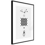 Paris Prix Affiche Murale Encadrée  Creativity. Coloris disponibles : Jaune, Noir