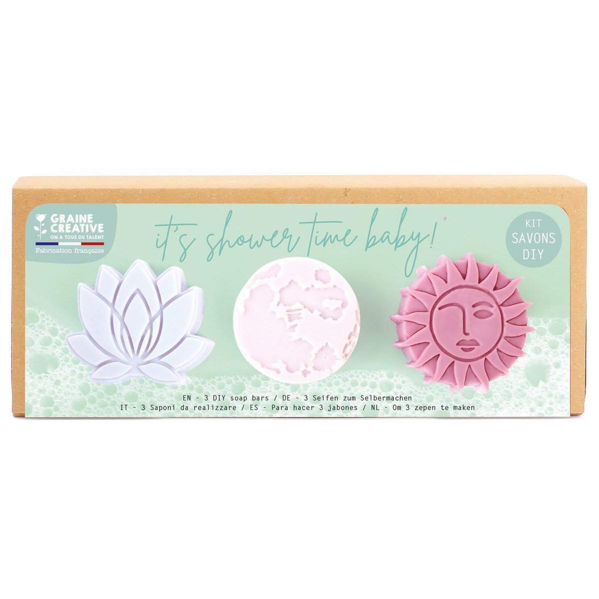 Graine créative Kit DIY pour faire ses savons - Calme