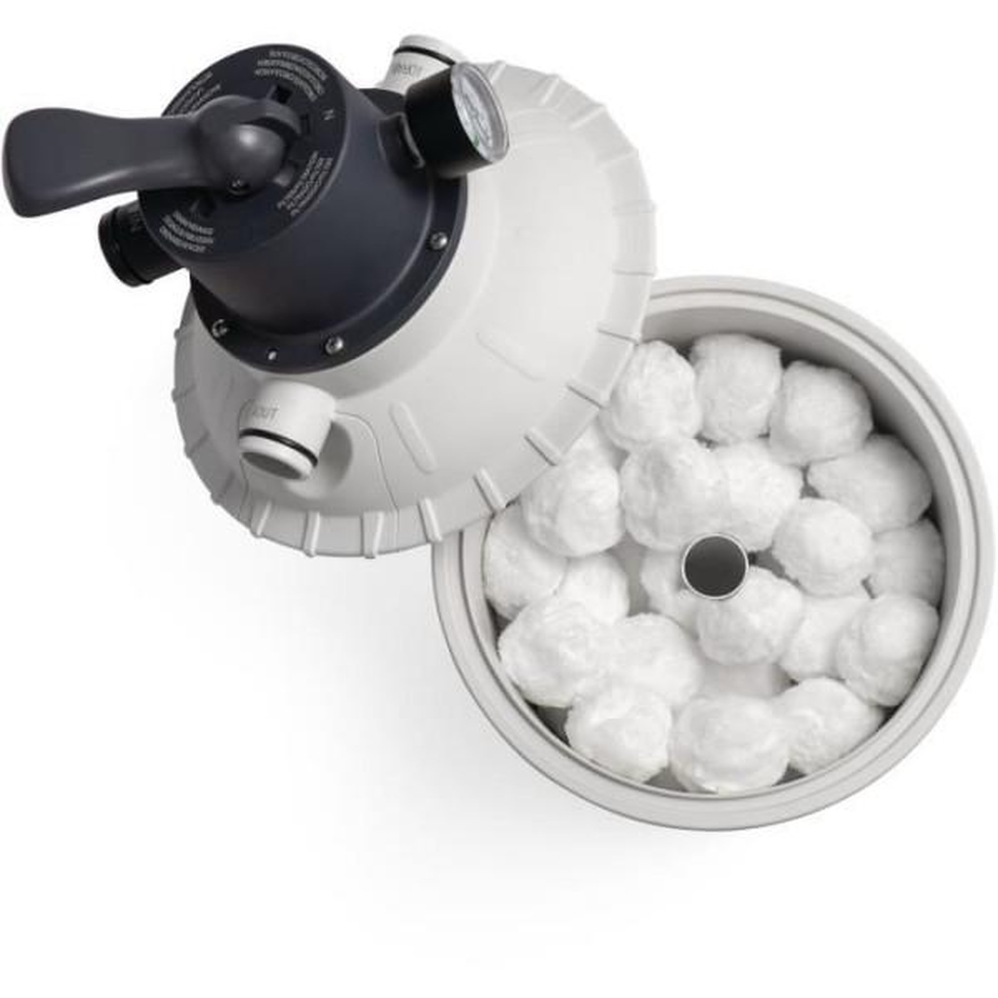 Voir la diapositive 3 : INTEX Balles filtrantes - intex - finesse de filtration 3 a 5 microns - durée de vie 3 a 5 ans
