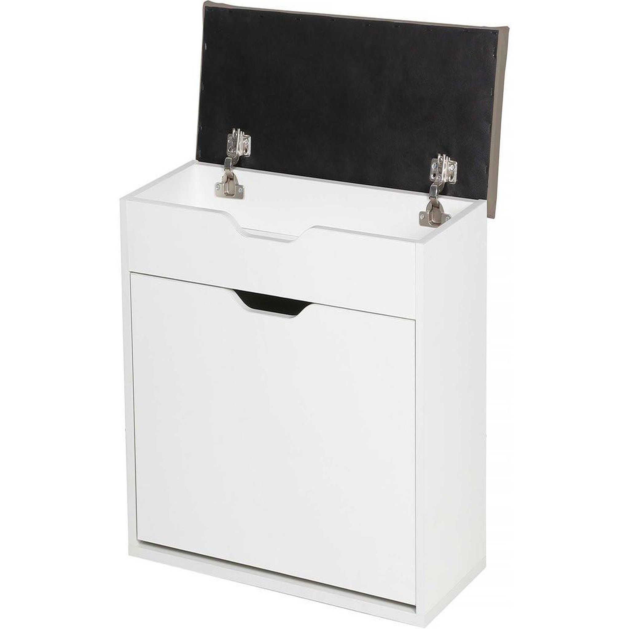 Voir la diapositive 4 : Habitat et Jardin Meuble à chaussures  wade  - 60 x 23.8 x 68 cm - blanc